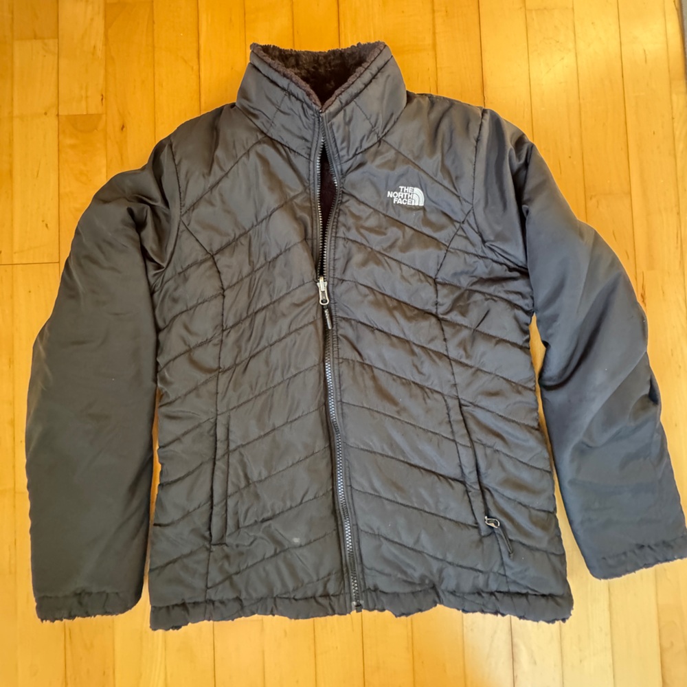 The North Face Black Quilted Reversible Jacket